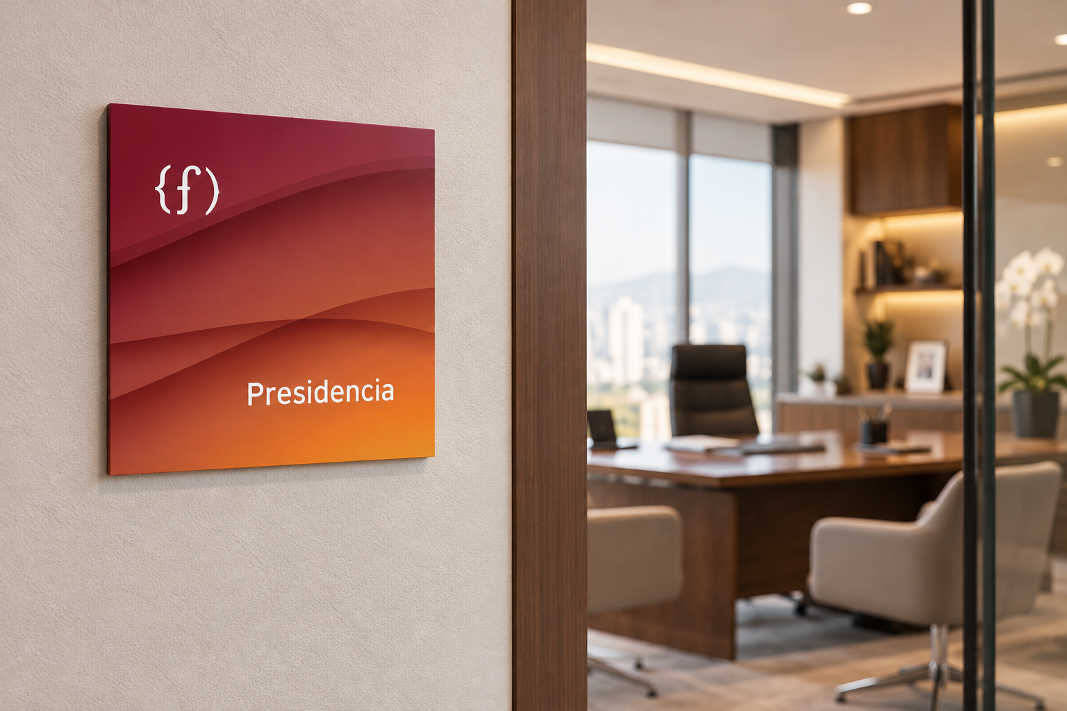 Material gráfico para el espacio de presidencia de Fiduprevisora