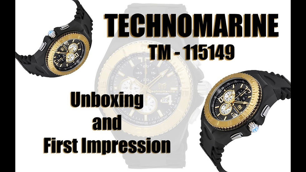 Technomarine Watch Unboxing and First Impression