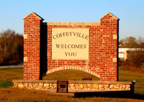Welcome to Coffeyville Sign