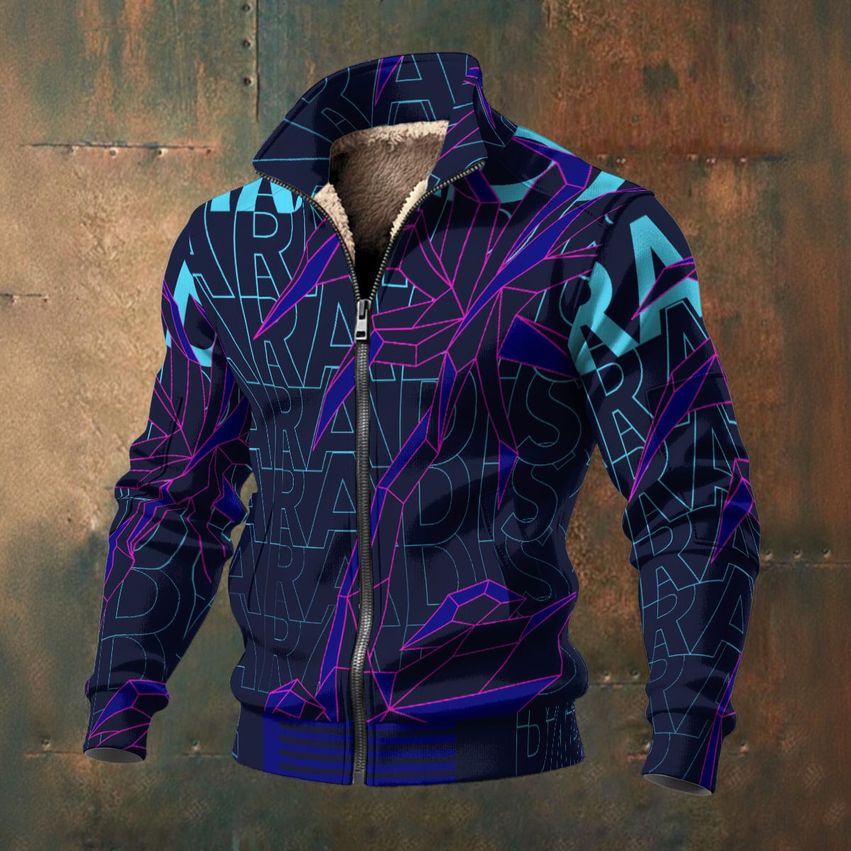 Men's Jacket Retro Design