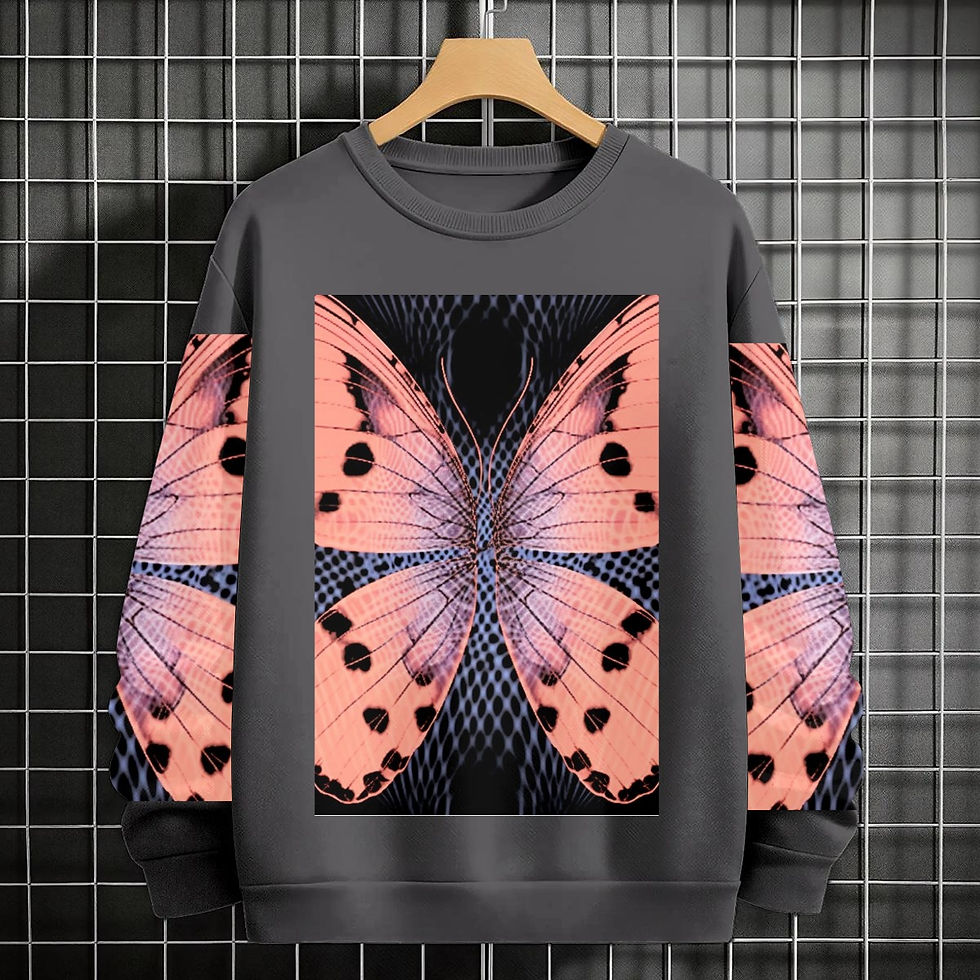 Thumbnail: Versatile Men's Polyester Fleece Sweatshirt|DTF