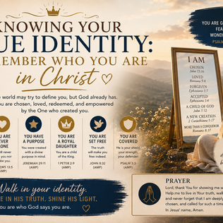 KNOWING YOUR TRUE IDENTITY