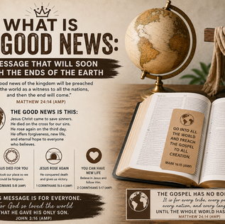 WHAT IS THE GOODNEWS: A MESSAGE THAT WILL SOON REACH THE ENDS OF THE EARTH