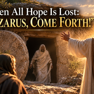 WHEN ALL HOPE IS LOST: "LAZARUS, COME FORTH!"