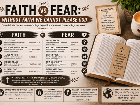 FAITH VS FEAR: WITHOUT FAITH WE CANNOT PLEASE GOD