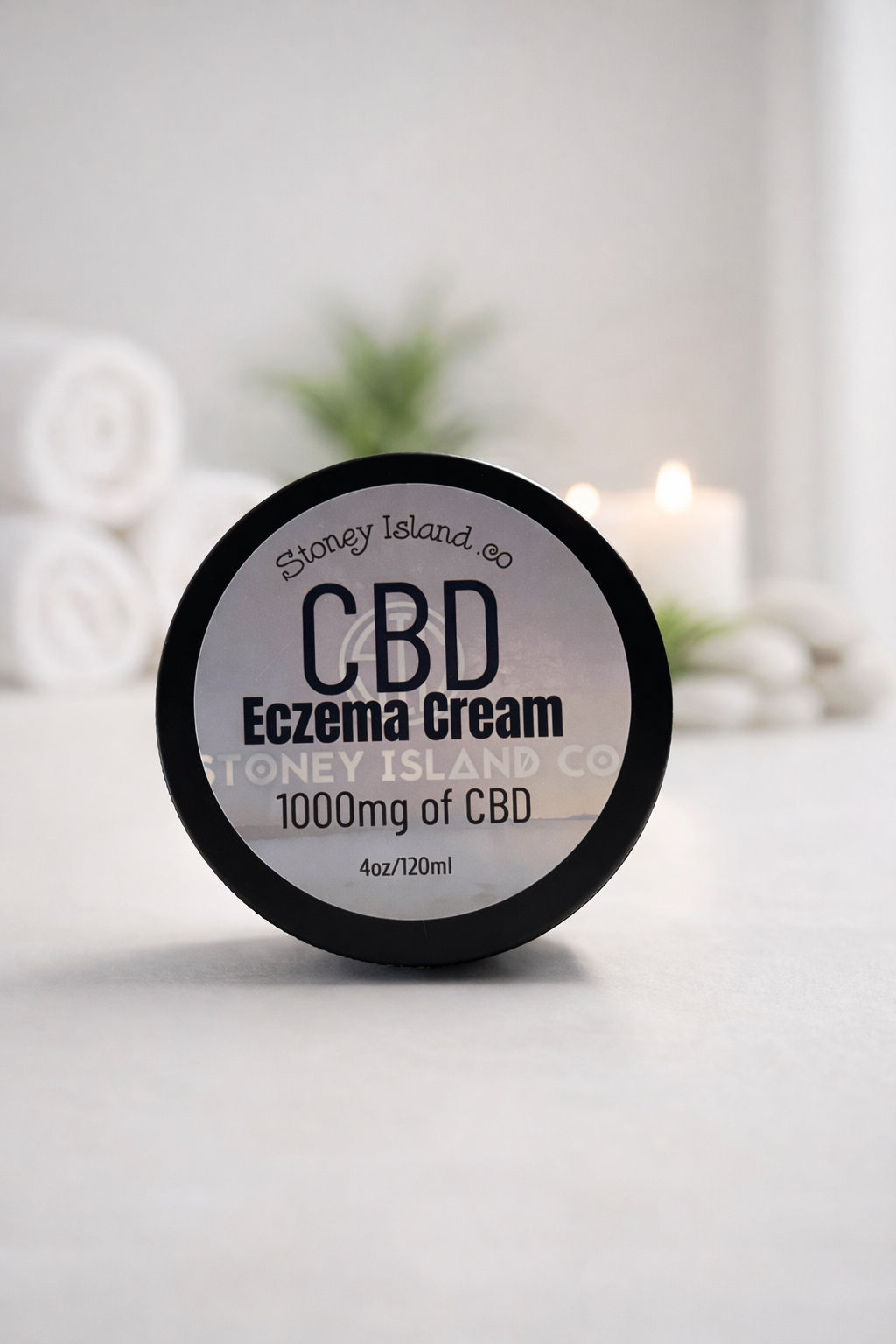 CBD infused Unscented Eczema Cream for sensitive skin