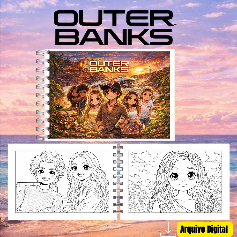 Miniatura: Livro de Colorir Outer Banks (PDF)