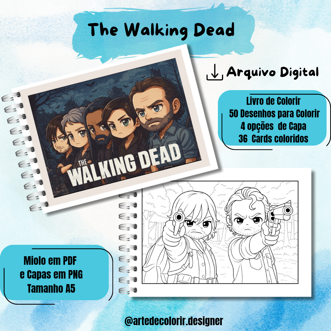 Livro de Colorir The walking dead (PDF)