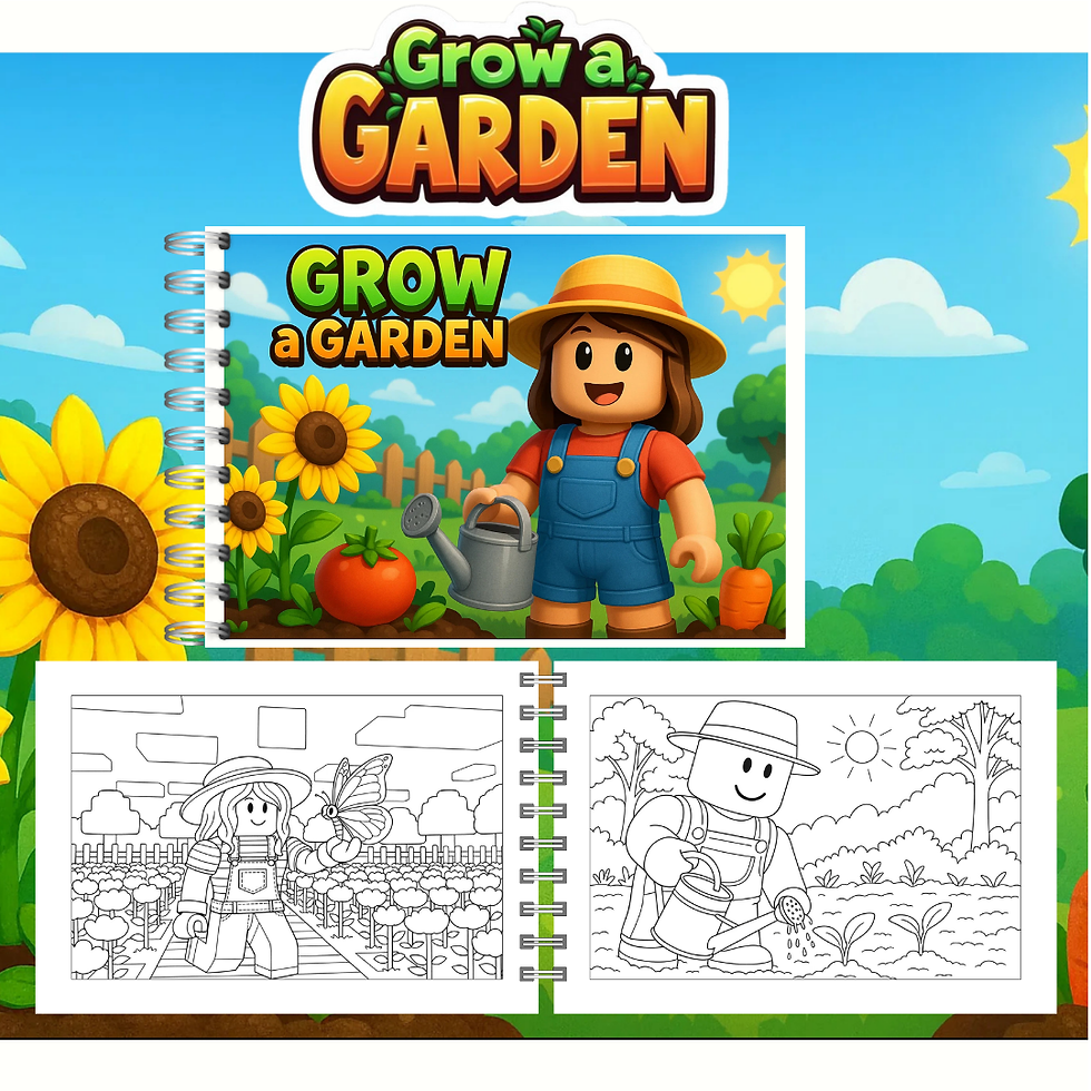 Miniatura: Livro de Colorir Grow a Garden  (PDF)