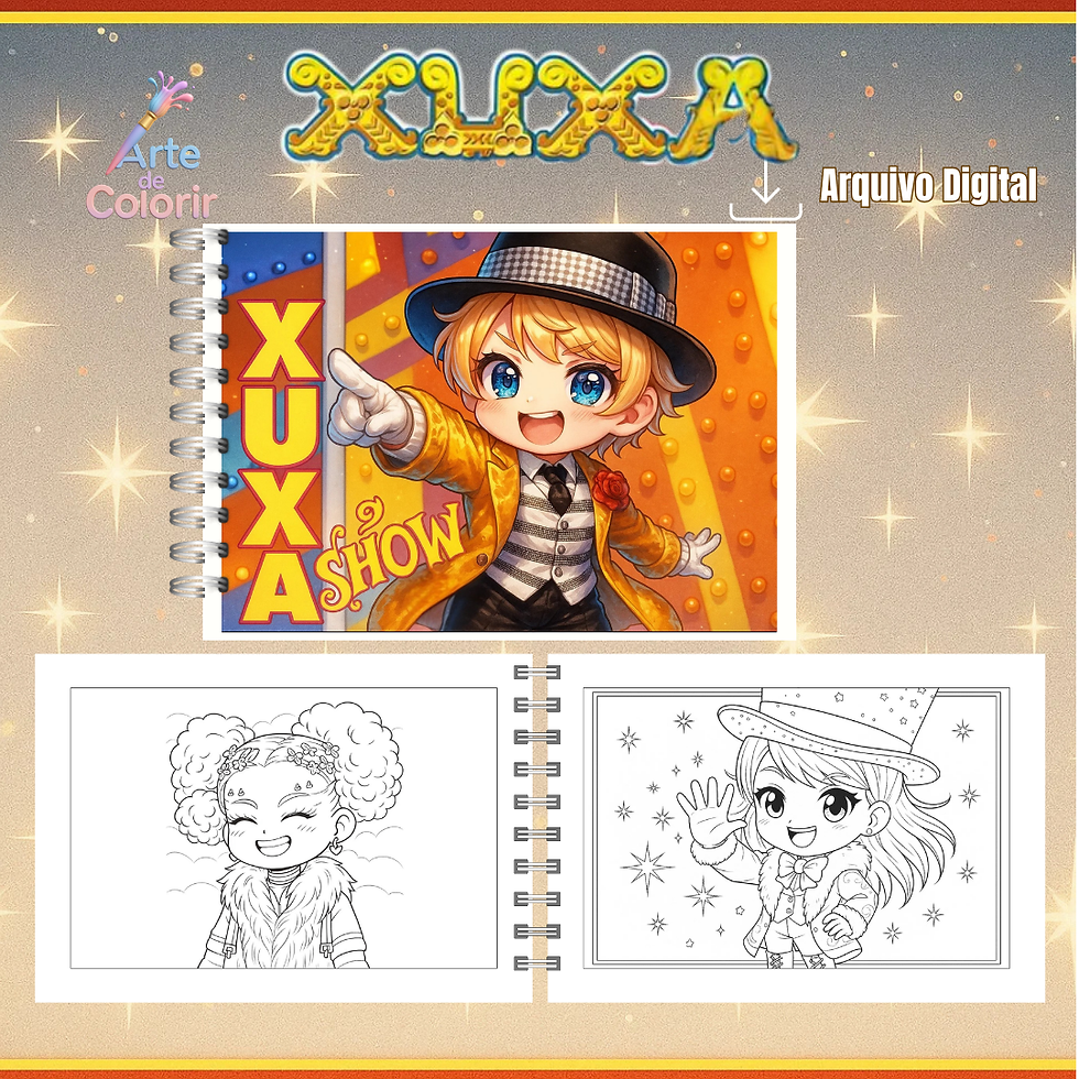 Miniatura: Livro de Colorir Xuxa (PDF)