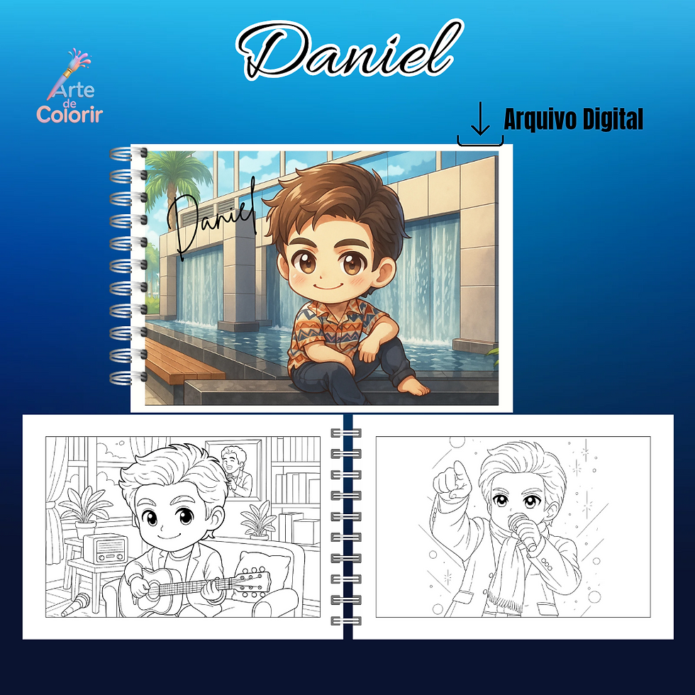 Miniatura: Livro de Colorir Daniel (PDF)