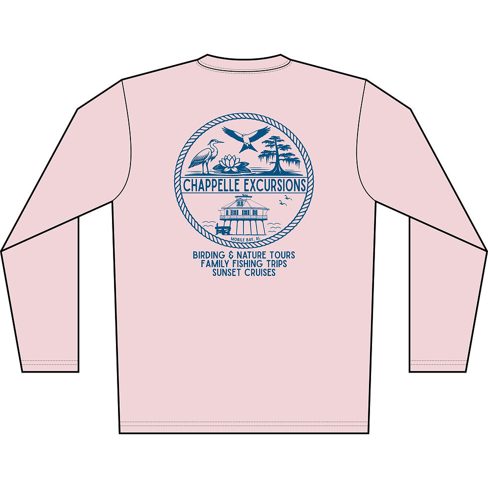 Thumbnail: Chappelle Excursions Nautical Logo Long Sleeve Shirt | Boat Tour Tee