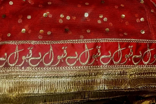 Qabool Hai Nikkah Dupatta Aisha Naheed A lehenga dupatta is a beautiful and necessary accessory to your festival wear.