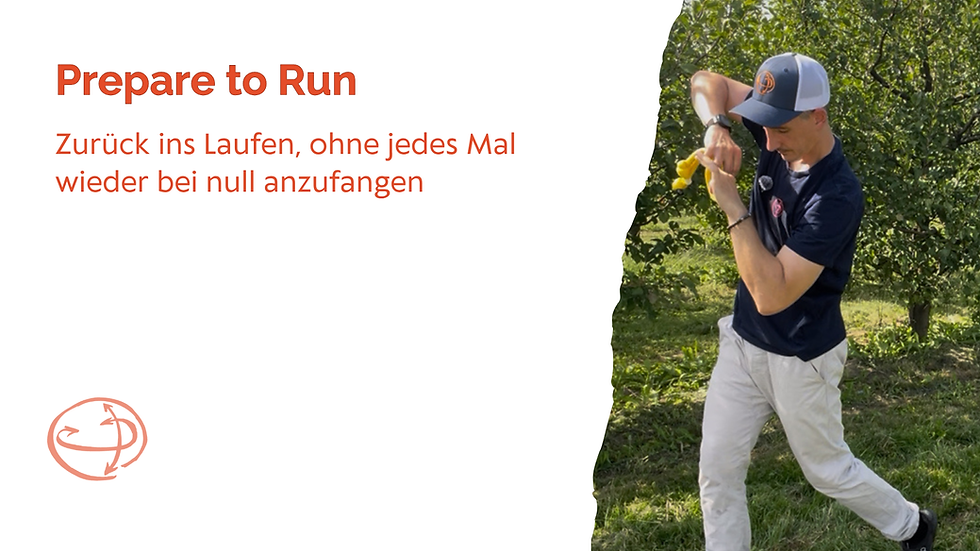 Prepare to Run:  Zurück ins Laufen, ohne jedes Mal wieder bei null anzufangen
