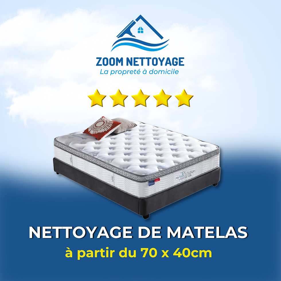 Zoom Nettoyage: Nettoyage de matelas 5 étoiles