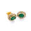 Miniatura: Aretes de esmeralda y diamantes JL47115