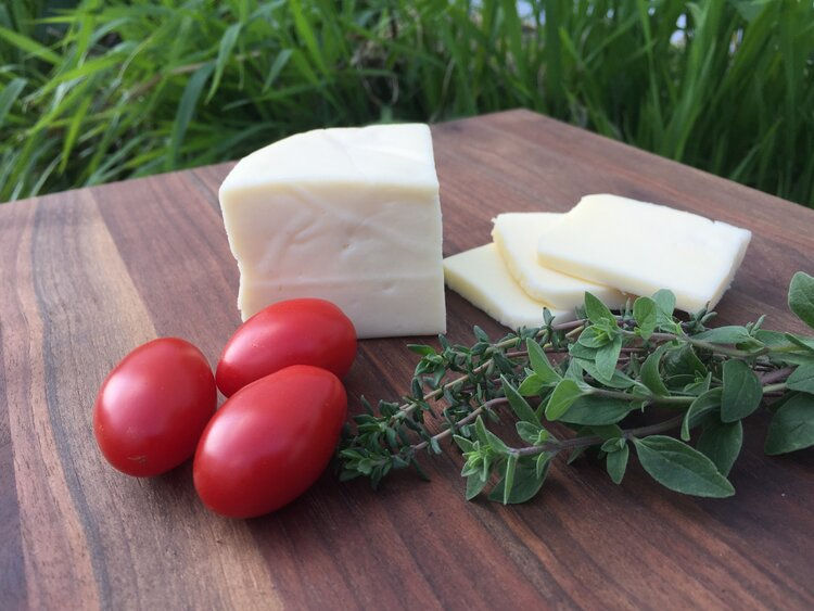 Mozzarella Cheese, ~8 oz block - Skyview Creamery