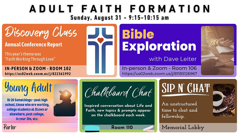Adult Faith Formation