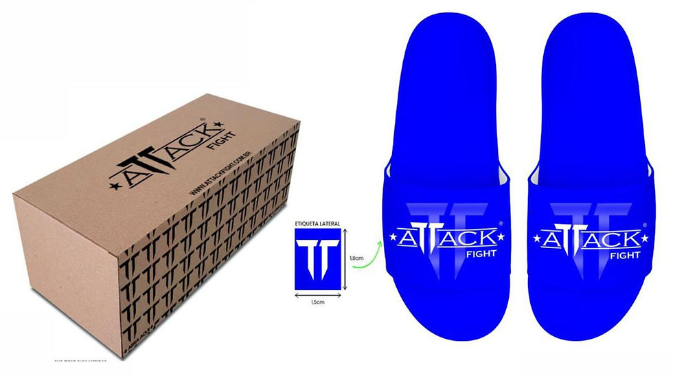Miniatura: CHINELO SLIDE ATTACK FIGHT AZUL