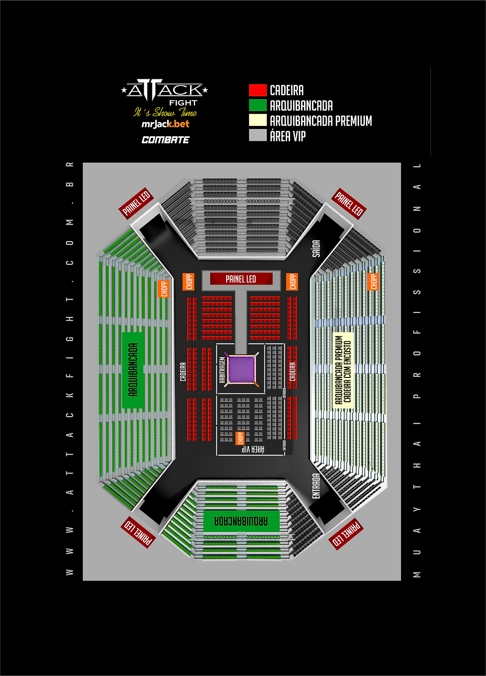 INGRESSOS ATTACK FIGHT 26 - SÃO PAULO