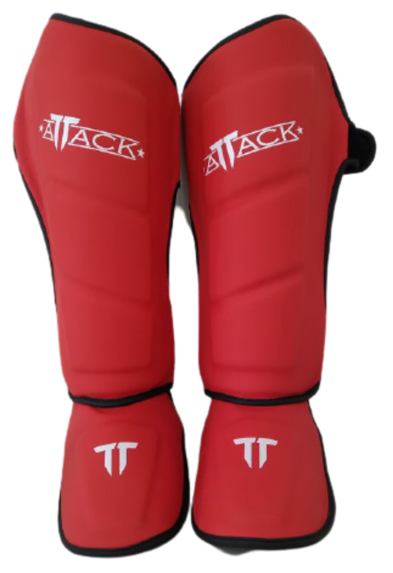 Caneleira em Couro 30mm Vermelha Attack