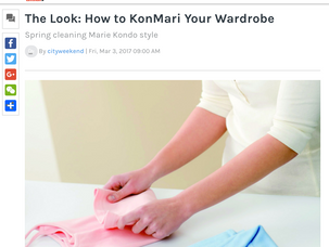 The Look: How to KonMari Your Wardrobe