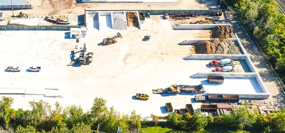 Licensed Type 3 soil removal and materials recovery operations at a Scarborough construction yard supporting Toronto-area projects.
