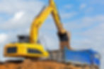 Excavator loading Type 3 soil into dump truck for licensed, MECP-compliant soil removal on construction sites.