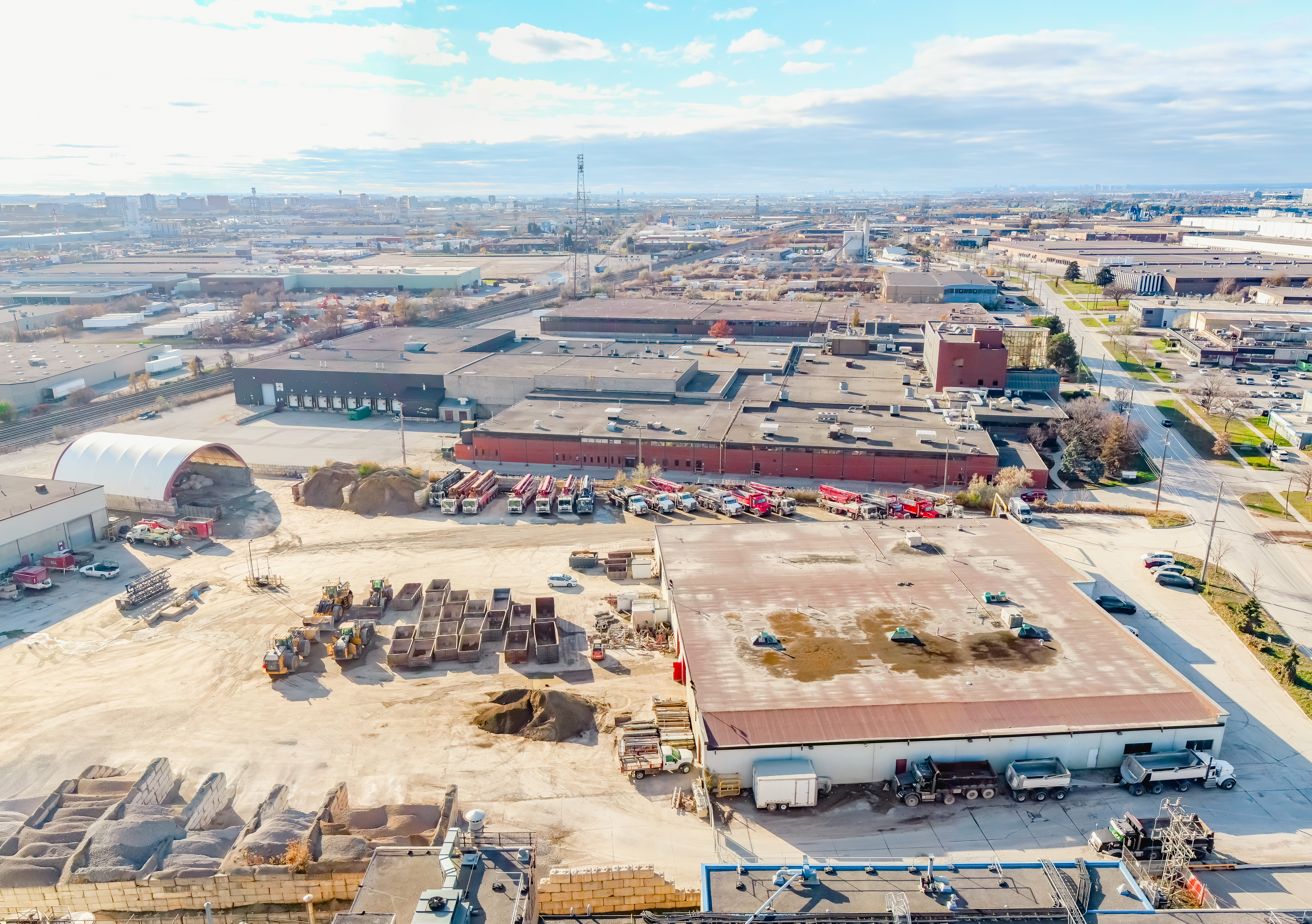 JCL and OTD yard supporting construction, recycling and material recovery services