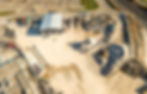 Aerial view of JCL licensed Etobicoke transfer station for Type 2 and Type 3 soil disposal, ECA approved site with pre-approval required