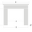 Thumbnail: Palmerston Black Cast Iron Fireplace Mantel Surround (48")