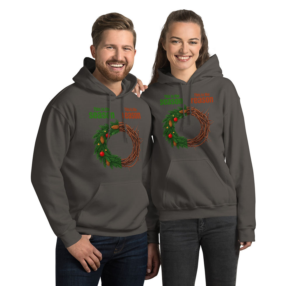 Thumbnail: This Is the Season, This Is the Reason | Wreath & Crown of Thorns Hoodie