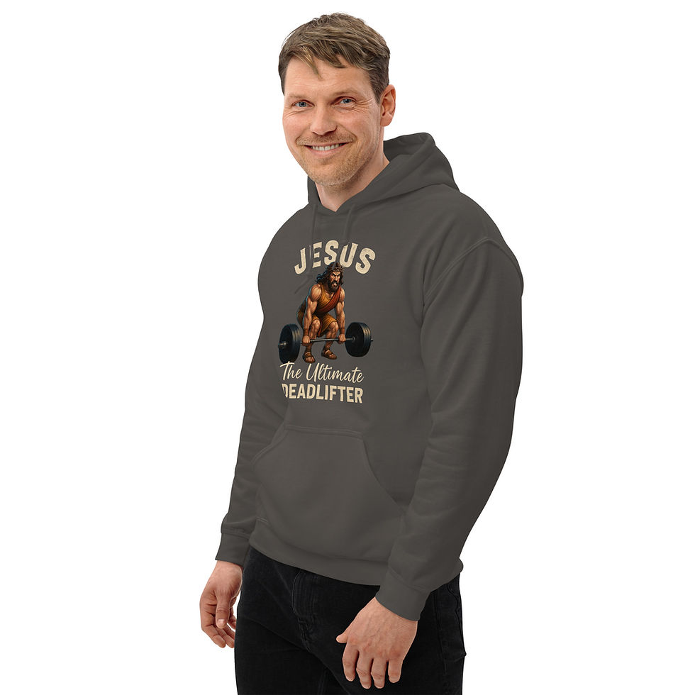 Thumbnail: The Ultimate Deadlifter” Strength & Faith Design - Unisex Hoodie