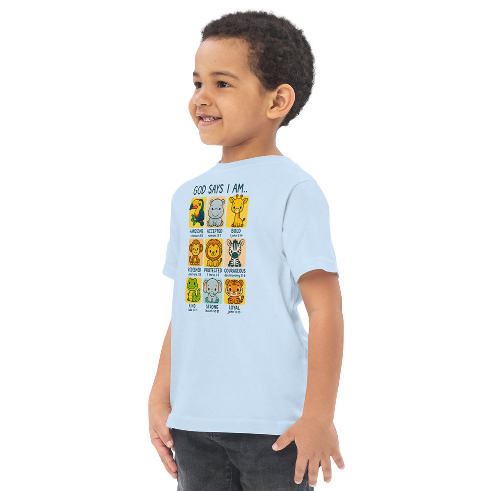 Thumbnail: God Says I Am… Animal Scripture —  Toddler Tee