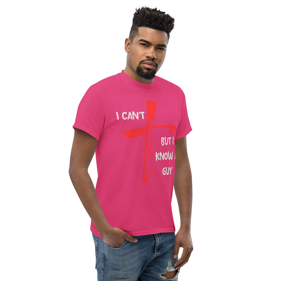 Thumbnail: I Can’t… But I Know a Guy — Christian Faith Tee Light