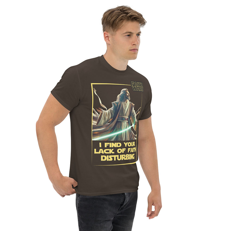 Thumbnail: FAITH WARS — I Find Your Lack of Faith Disturbing — Unisex Adult Classic Tee