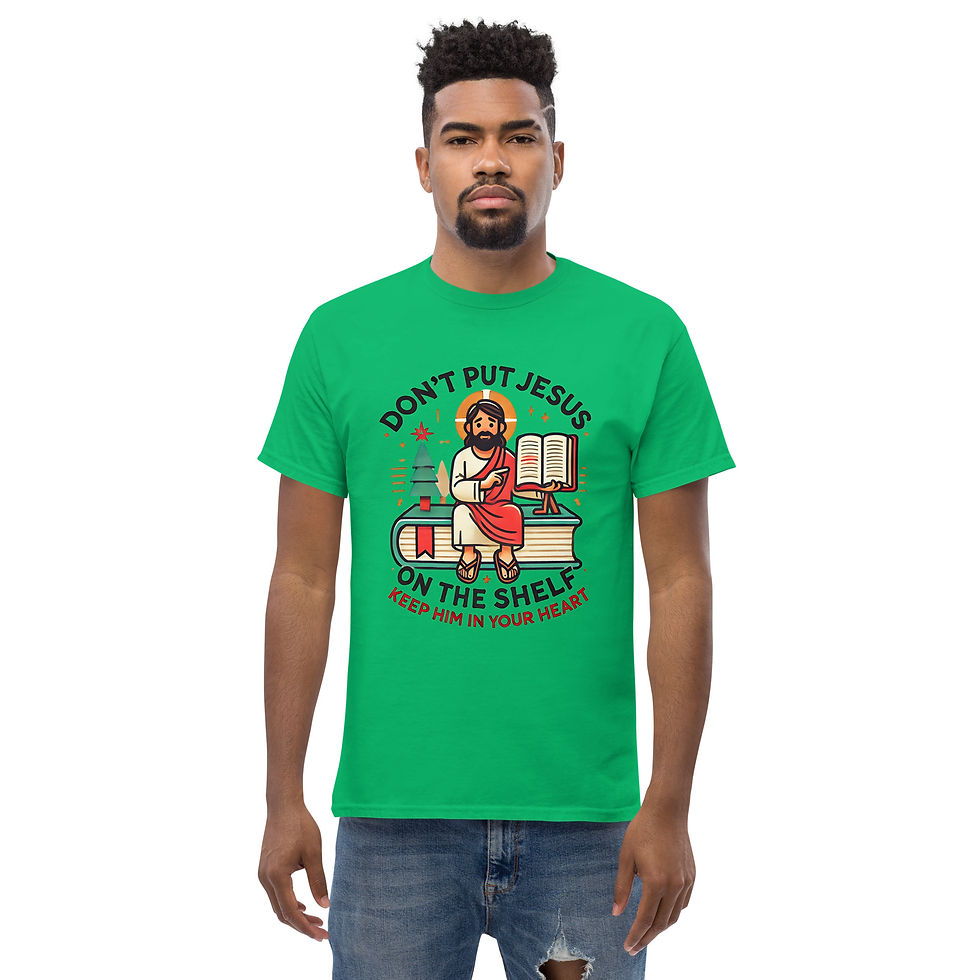 Thumbnail: DON’T PUT JESUS ON THE SHELF — KEEP HIM IN YOUR HEART