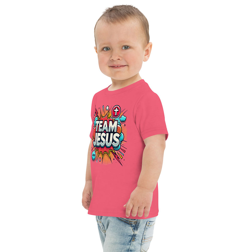 Thumbnail: Team Jesus Comic Power Design —  Toddler Tee
