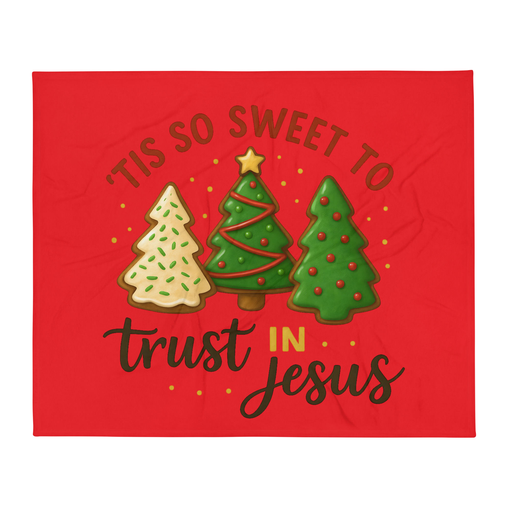 Tis So Sweet to Trust in Jesus – Silk Touch Throw Blanket