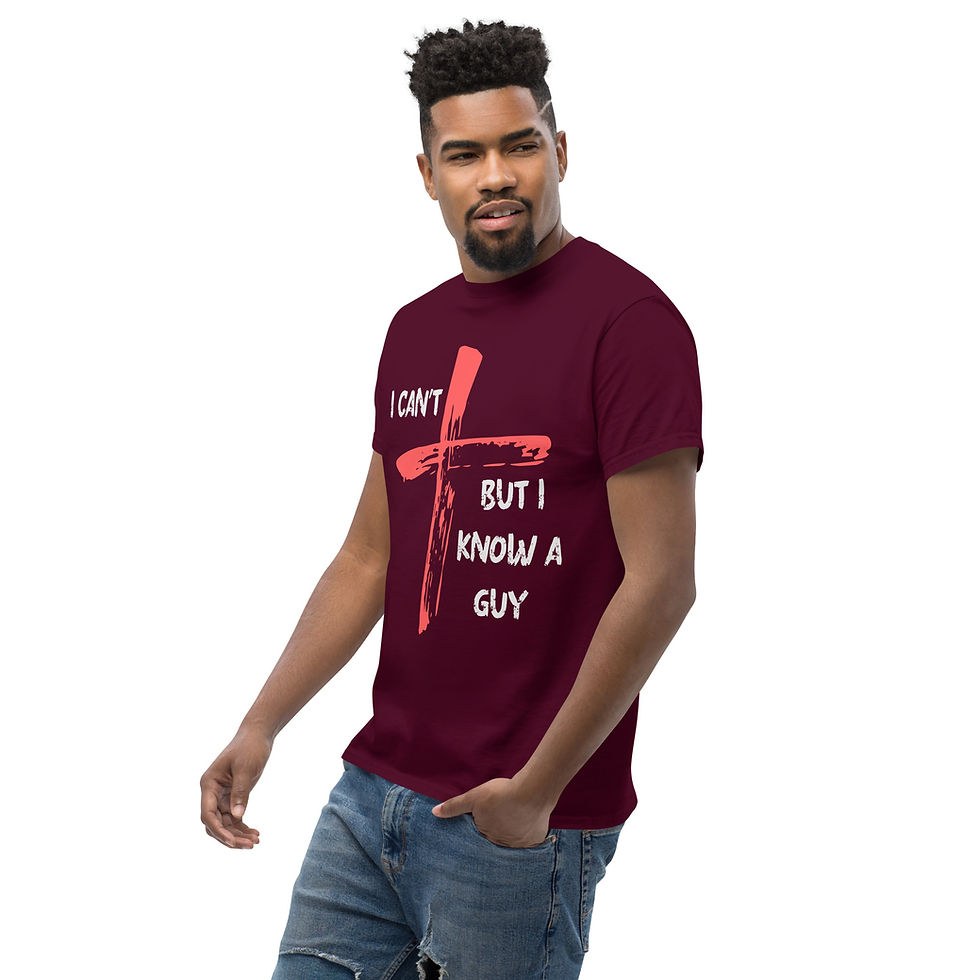Thumbnail: I Can’t… But I Know a Guy — Christian Faith Tee Light