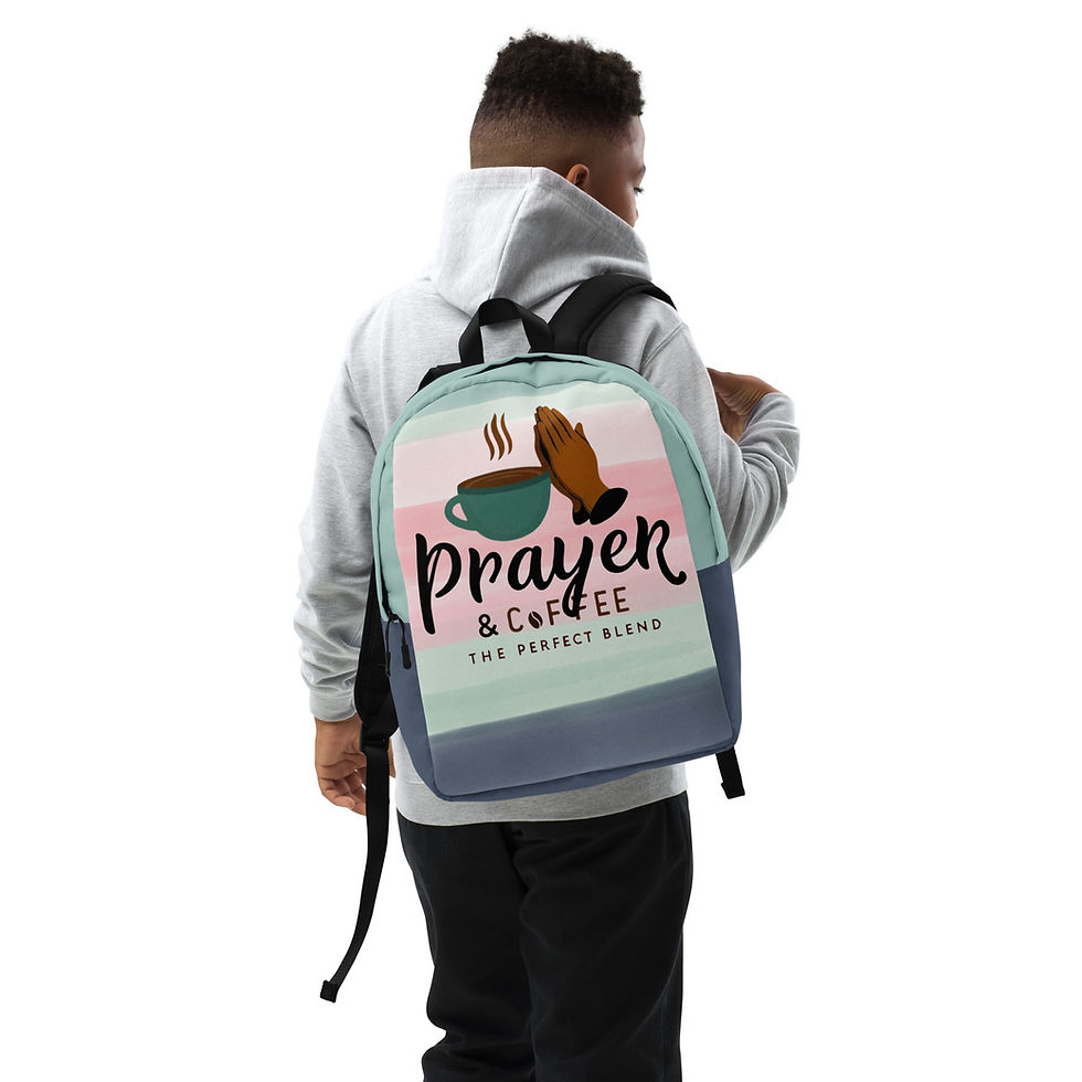 Thumbnail: Prayer & Coffee Backpack | Christian Comfort and Daily Essentials Carry