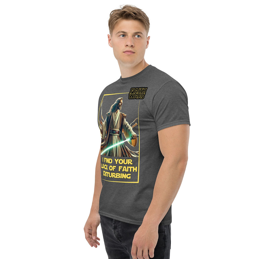 Thumbnail: FAITH WARS — I Find Your Lack of Faith Disturbing — Unisex Adult Classic Tee