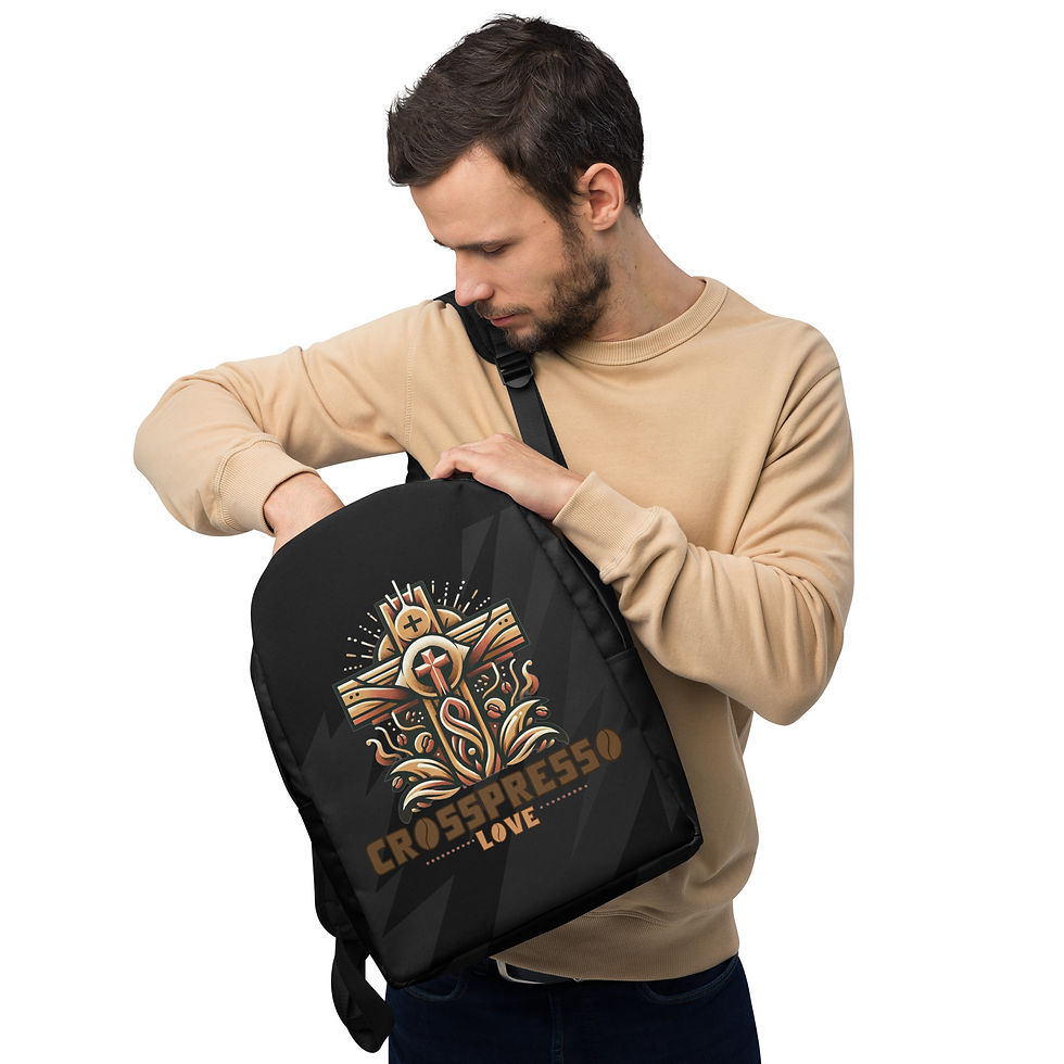 Thumbnail: Crosspresso Love Signature Backpack | Faith Inspired Premium Everyday Carry