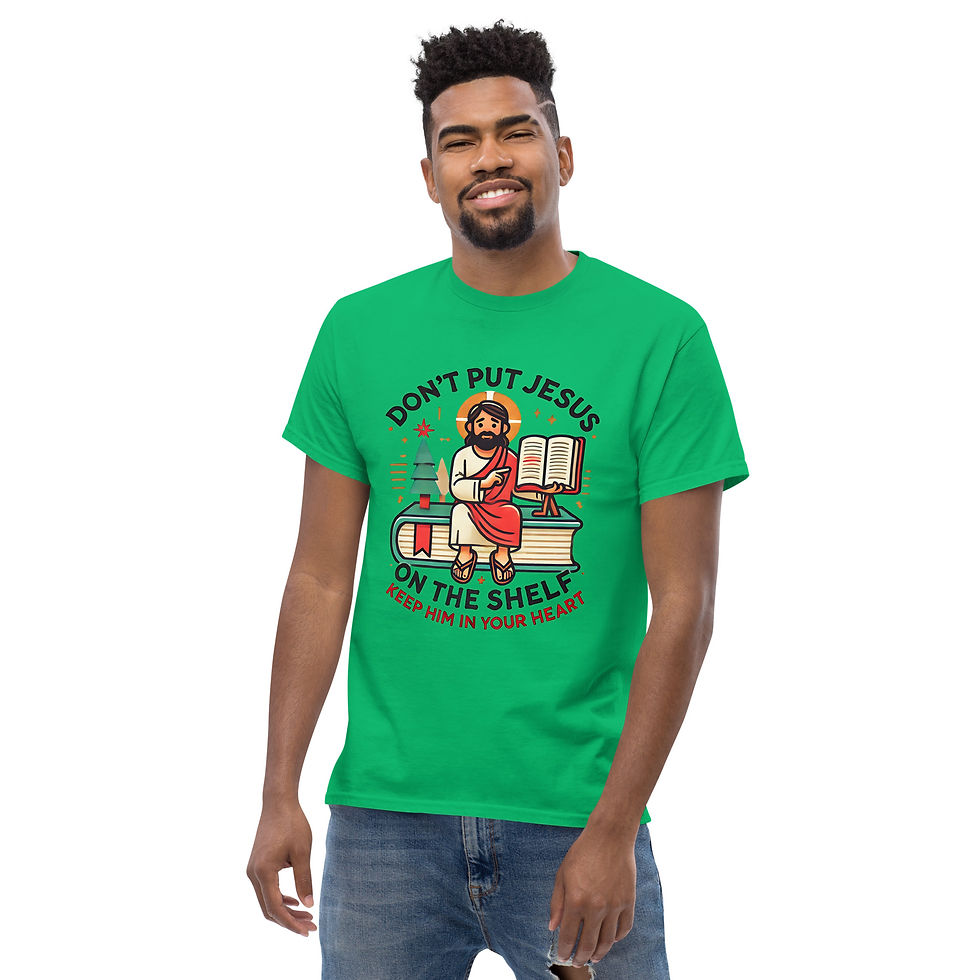 Thumbnail: DON’T PUT JESUS ON THE SHELF — KEEP HIM IN YOUR HEART