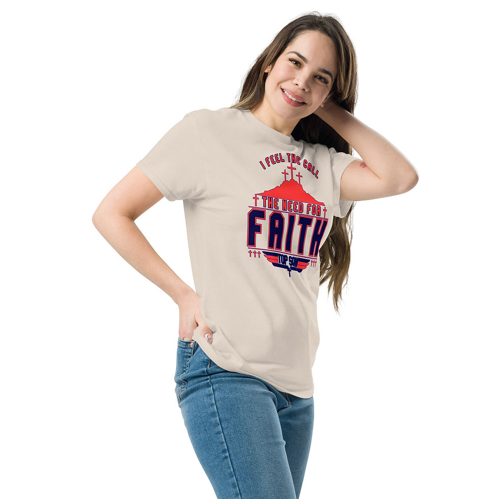 Thumbnail: TOP SON: I Feel the Call… The Need for Faith Unisex Adult Classic Tee