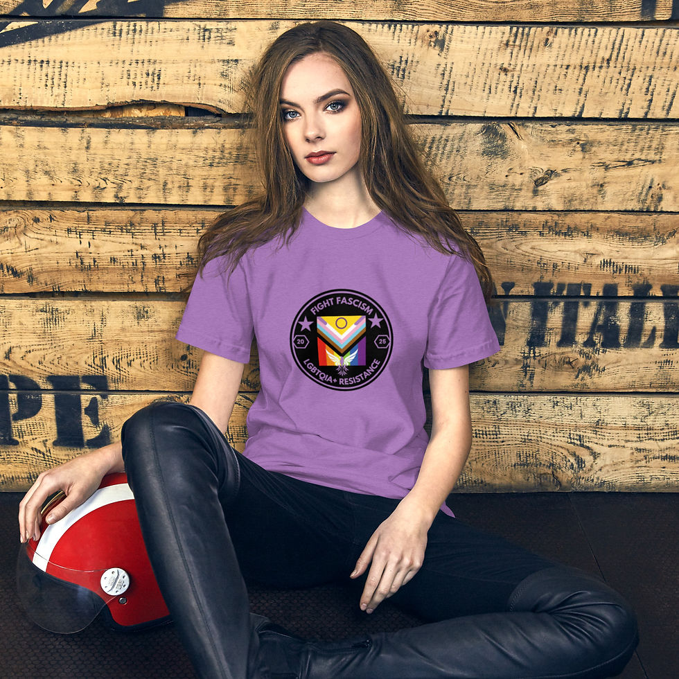 Thumbnail: Fight Fascist Rainbow – LGBTQIA+ Resistance T-Shirt 🌈✊