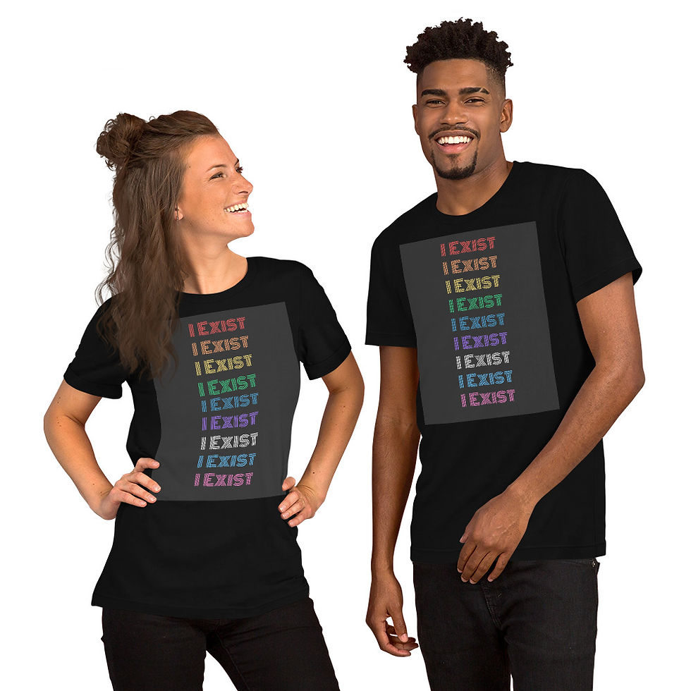 Thumbnail: "I EXIST" Shirt – A Bold Statement for LGBTQIA2S+ Visibility