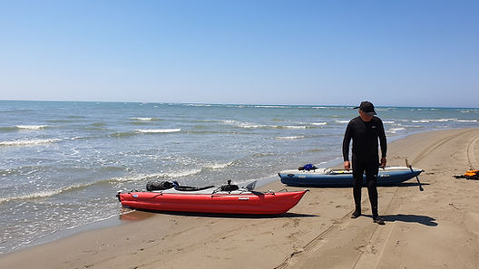 Gumomtex Framura und Helios am Meer