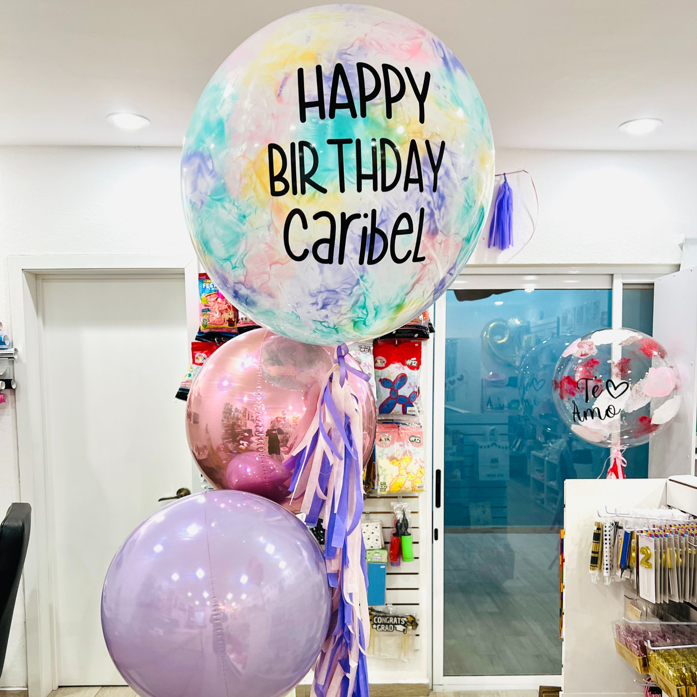 burbuja grande+2 esferas orbz