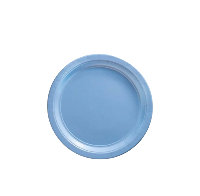 plato chico azul pastel